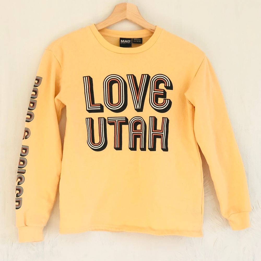 Mad Engine Love Utah Vintage Vibes Sweatshirt XS